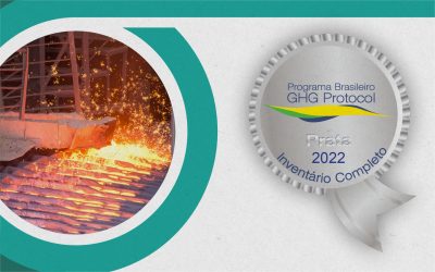 Nosso inventário é certificado SELO PRATA, pelo Programa GHG Protocol, ano de 2022